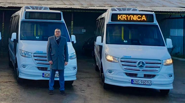 Infobus - Krynica-Zdrój wzmacnia komunikację uzdrowiskową. Cztery autobusy od Mercusa