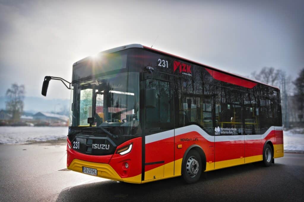 Nowe cztery autobusy Isuzu we flocie MZK w Bielsku-Białej