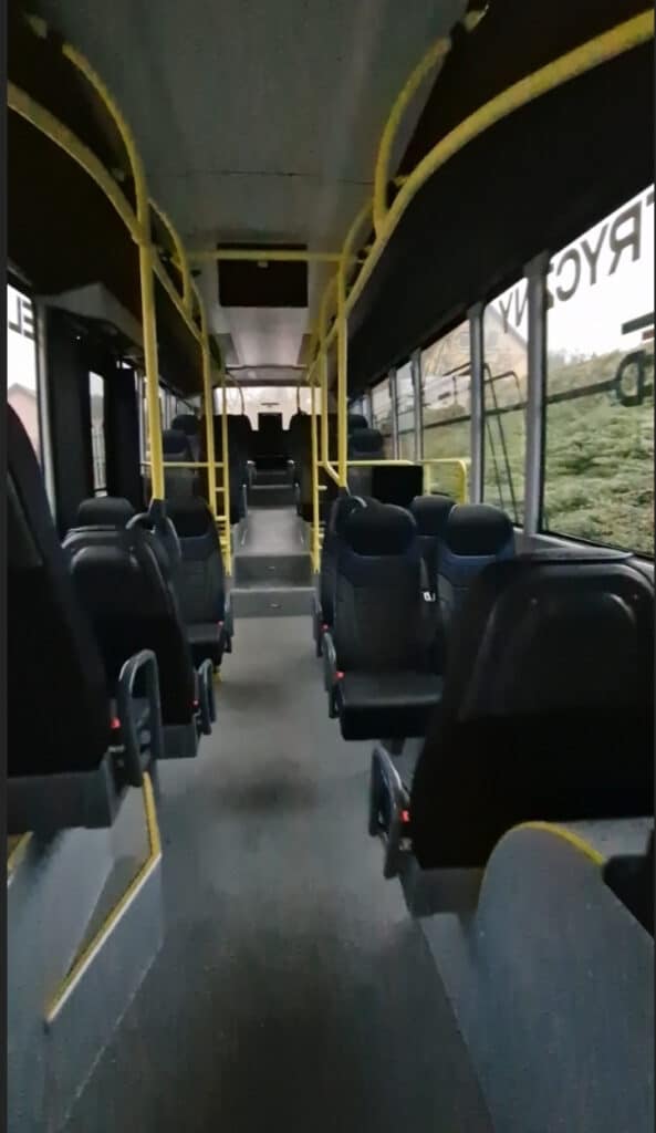 Sympozjum Polski PKS: premierowy publiczny pokaz autobusu Scania‑Castrosua 75CS.
