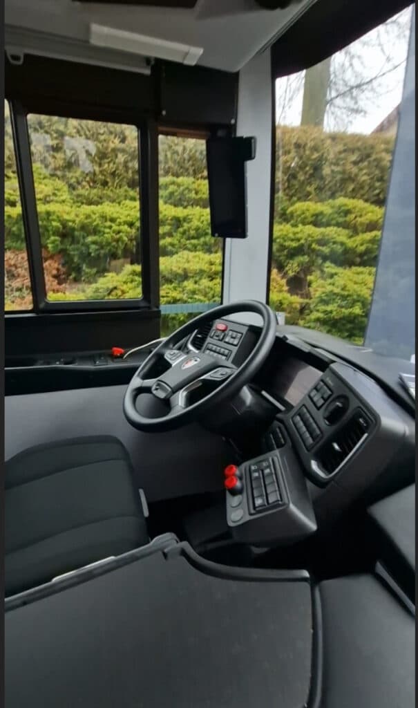 Sympozjum Polski PKS: premierowy publiczny pokaz autobusu Scania‑Castrosua 75CS.