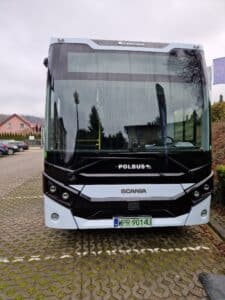 Premierowy publiczny pokaz autobusu Scania‑Castrosua 75CS.