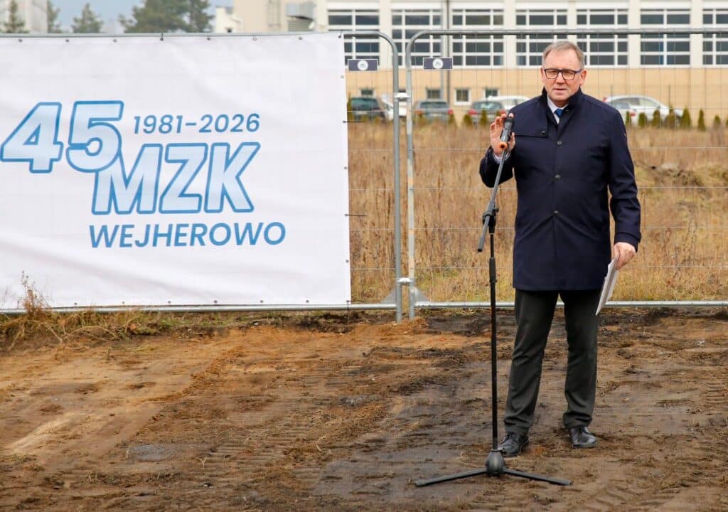 Wejherowo buduje stację tankowania wodoru pod autobusy MZK. Pierwsze wbicie łopaty