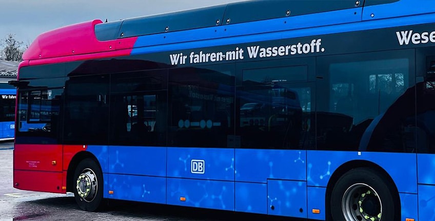 Infobus - Deutsche Bahn Regio rozwija flotę autobusów wodorowych. Z CaetanoBus w Friesland