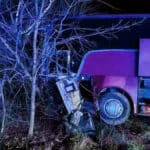 Śmierć na drodze. Mieszkaniec powiatu krasnostawskiego wjechał w autobus. Zginął na miejscu