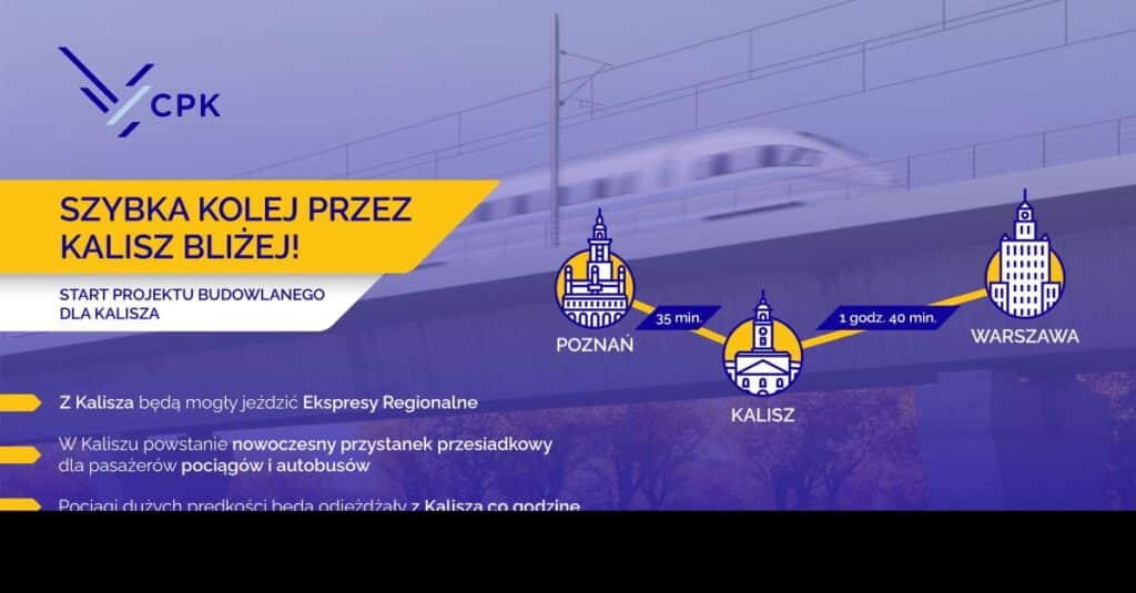 CPK rozpoczyna prace projektowe nad by-passem Kalisza. Koncepcja Programowo-Przestrzenna odebrana