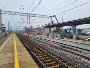 Prace na linii kolejowej Poznań - Piła