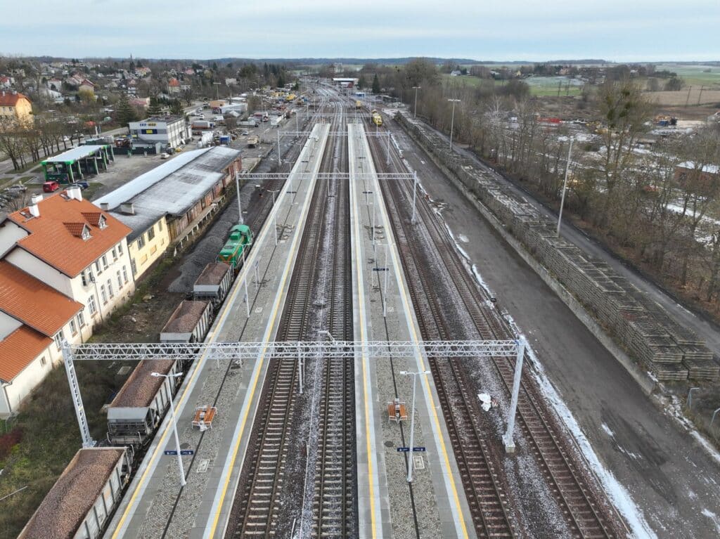 Pociągi wracają na trasę Giżycko – Korsze. Modernizacja linii nr 38 wchodzi w decydującą fazę foto: PKP PLK