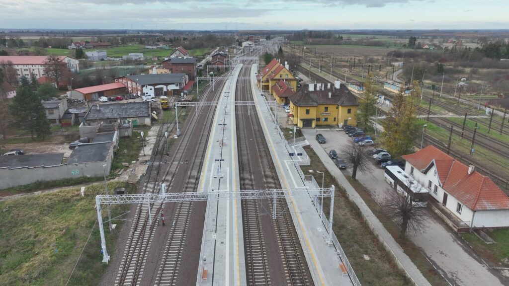 Pociągi wracają na trasę Giżycko – Korsze. Modernizacja linii nr 38 wchodzi w decydującą fazę foto: PKP PLK
