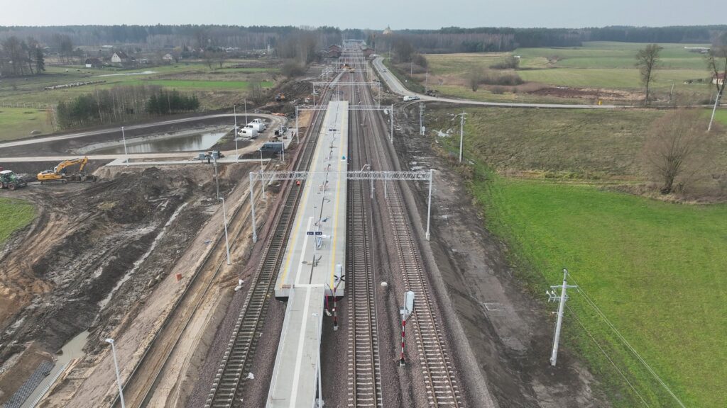 Pociągi wracają na trasę Giżycko – Korsze. Modernizacja linii nr 38 wchodzi w decydującą fazę foto: PKP PLK