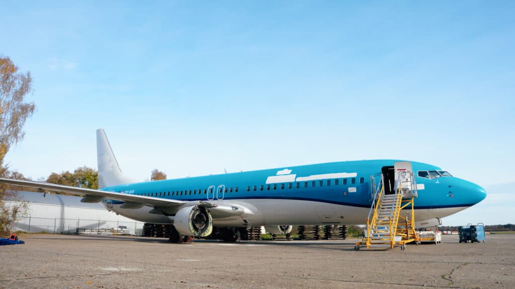 Pierwszy Boeing 737-800 opuszcza flotę KLM – samolot trafił do recyklingu