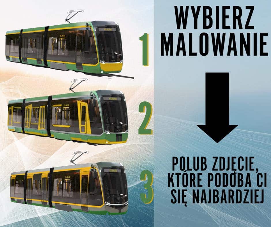 Infotram - Elbląg wybiera wygląd nowych tramwajów. Mieszkańcy zdecydują o designie taboru