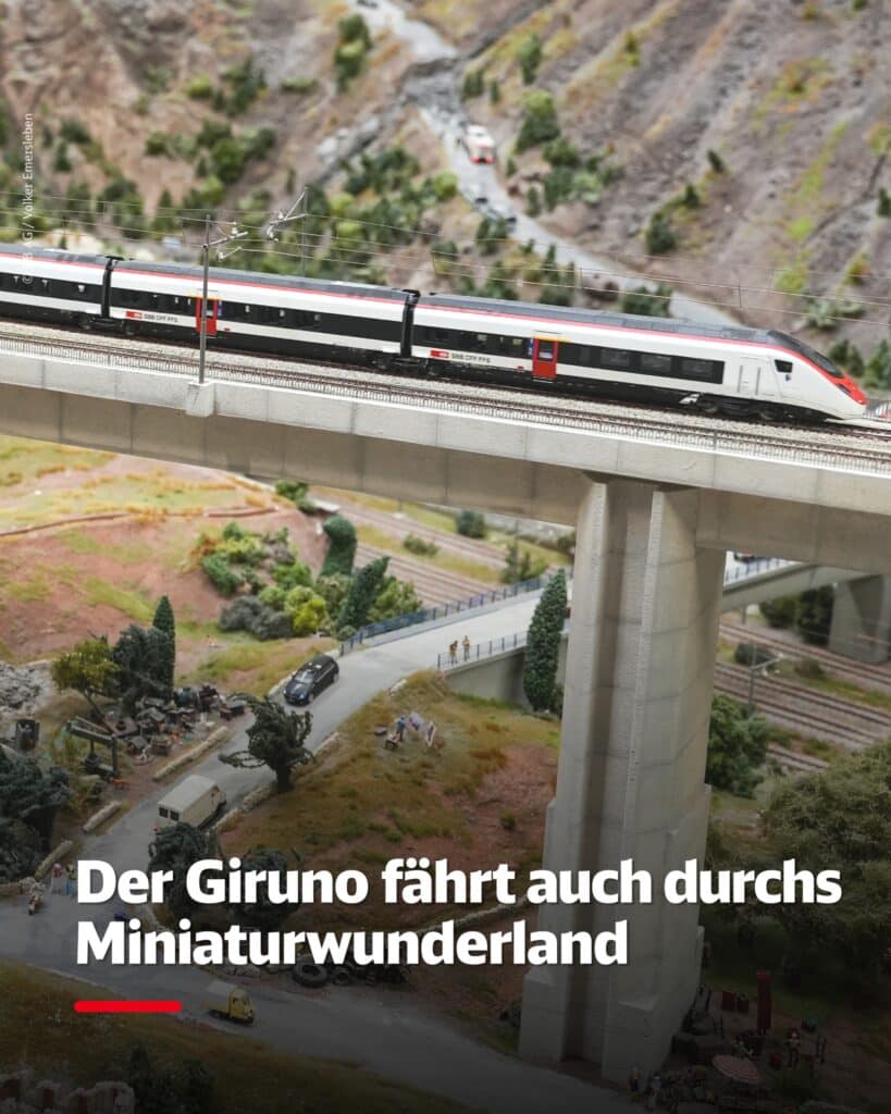 Giruno SBB wjeżdża do Niemiec