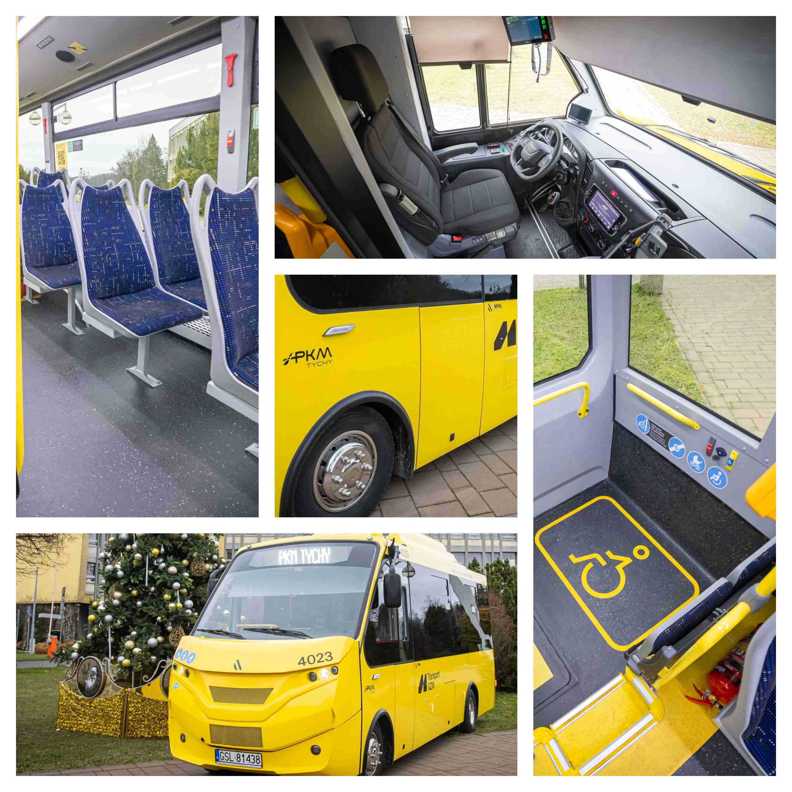 Infobus - PKM Tychy odbiera MINI autobus CNG od MMI. Pod choinkę dla pasażerów