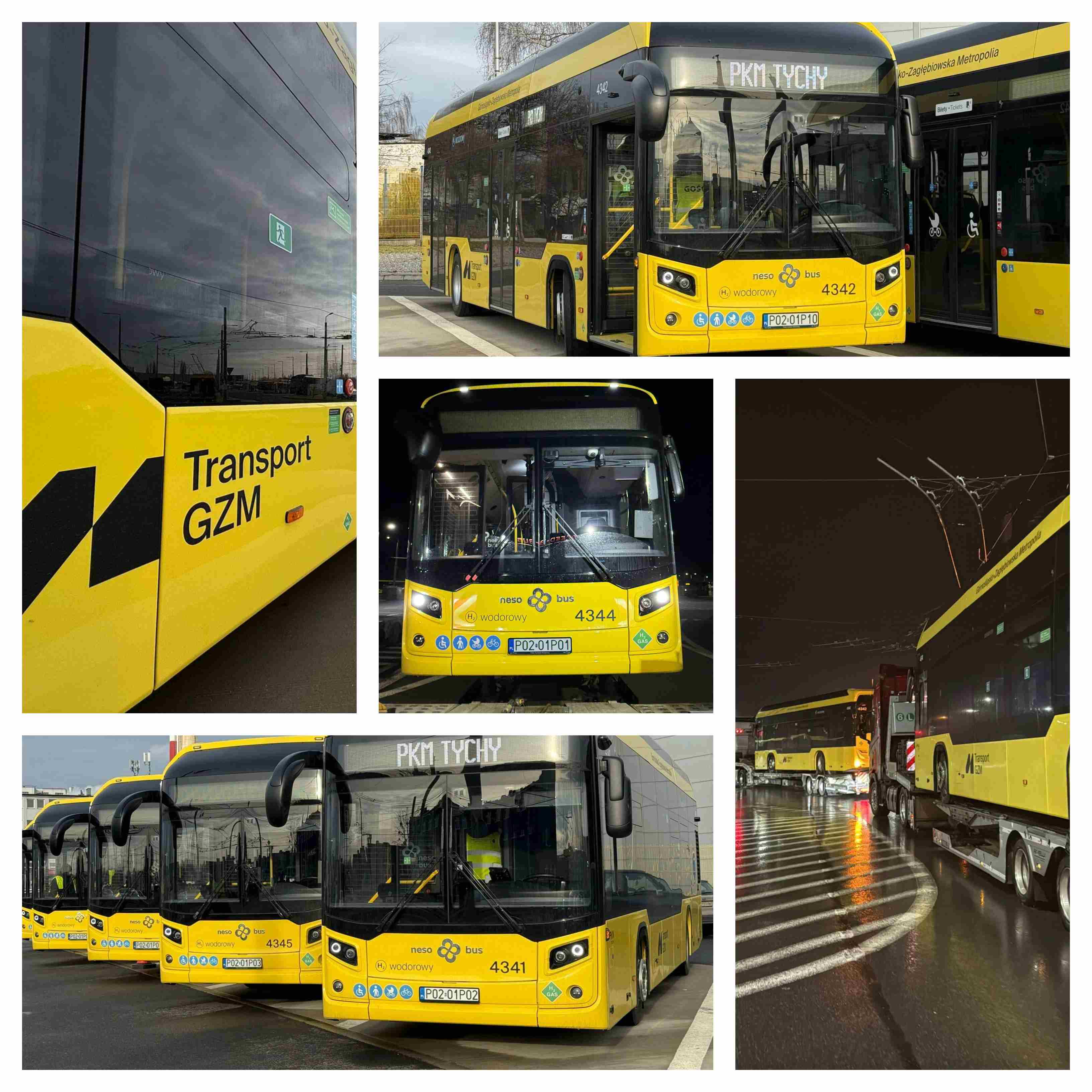 Infobus - Pierwsze autobusy wodorowe w PKM Tychy. Rusza dostawa NesoBus-ów dla GZM