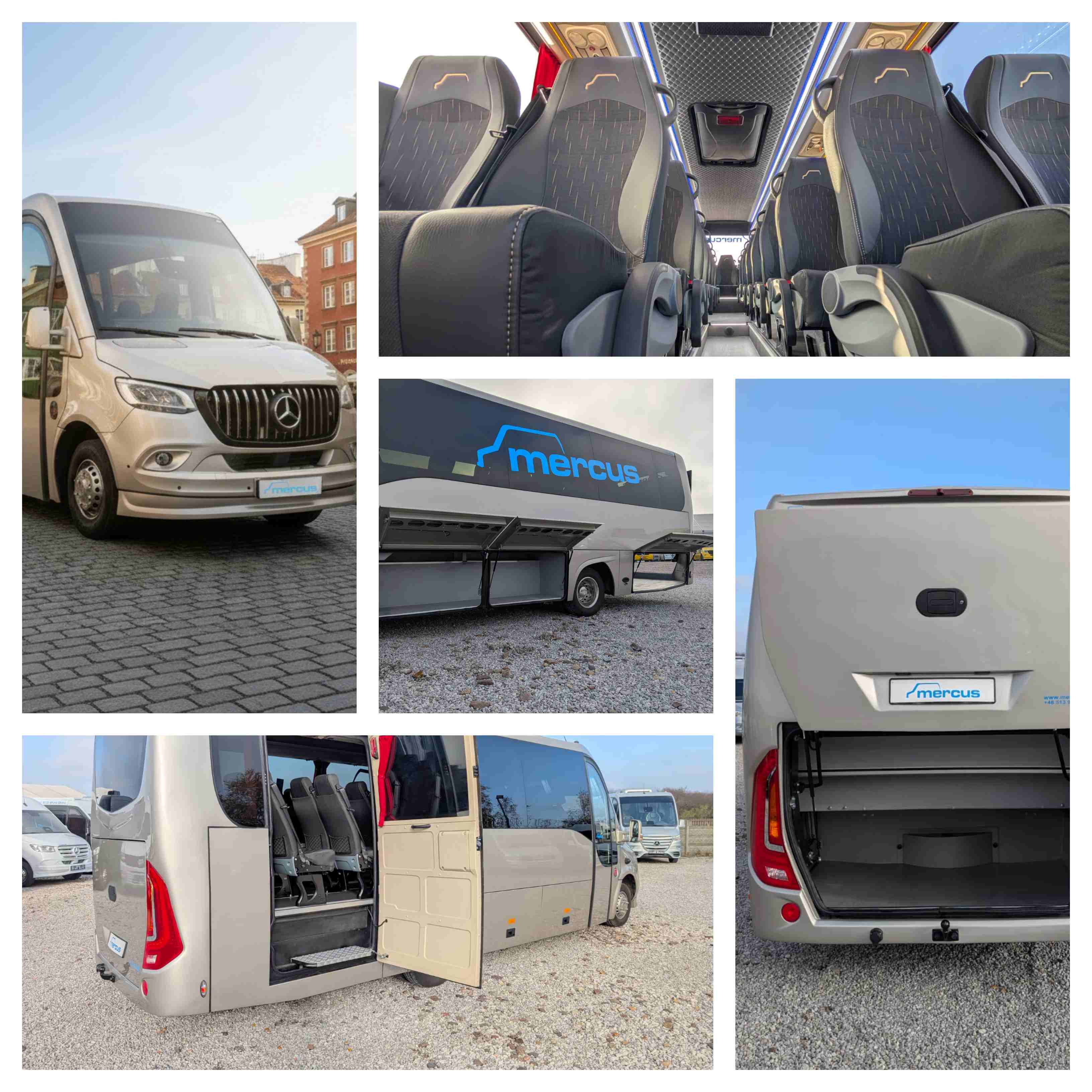 Infobus - Mercus z turystyczną premierą pod sezon 2026. Wchodzi autobus Sprinter MAXI