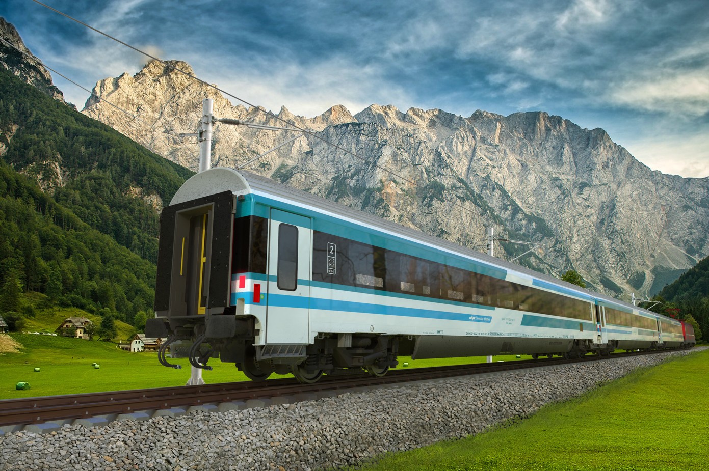 Inforail - Słoweńskie Koleje inwestują w nowy tabor. 20 wagonów pasażerskich i 4 lokomotywy