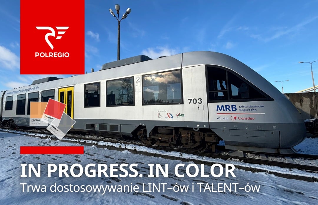 Inforail - POLREGIO modernizuje spalinowy tabor. Jednostki LINT i TALENT przygotowywane do wyjazdu na tory w 2026 roku