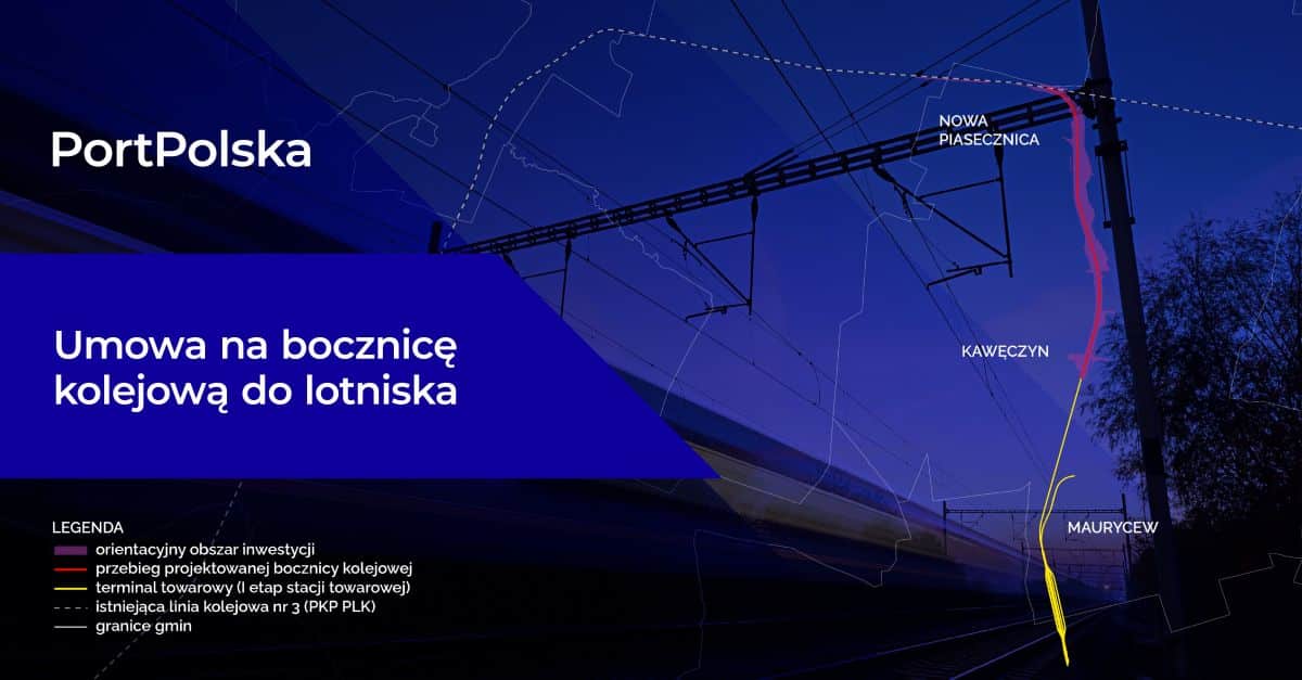 Inforail - Umowa na budowę strategicznej bocznicy kolejowej dla Portu Polska podpisana