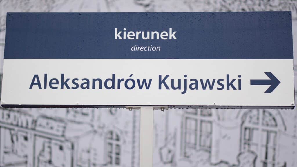 Przejazd techniczny pociągu do Ciechocinka