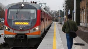 Przejazd techniczny pociągu do Ciechocinka