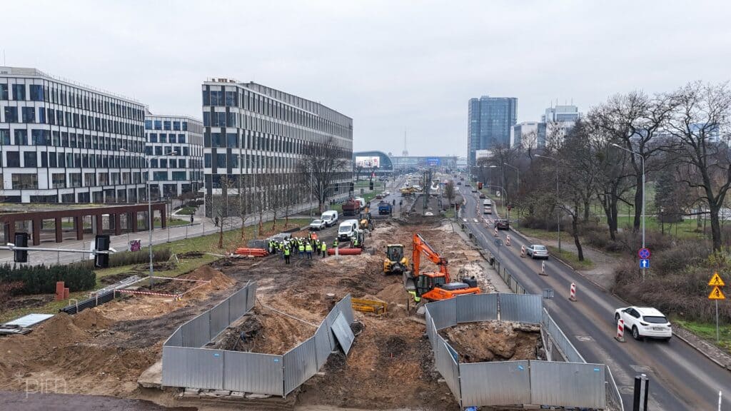 Budowa trasy tramwajowej na Ratajczaka