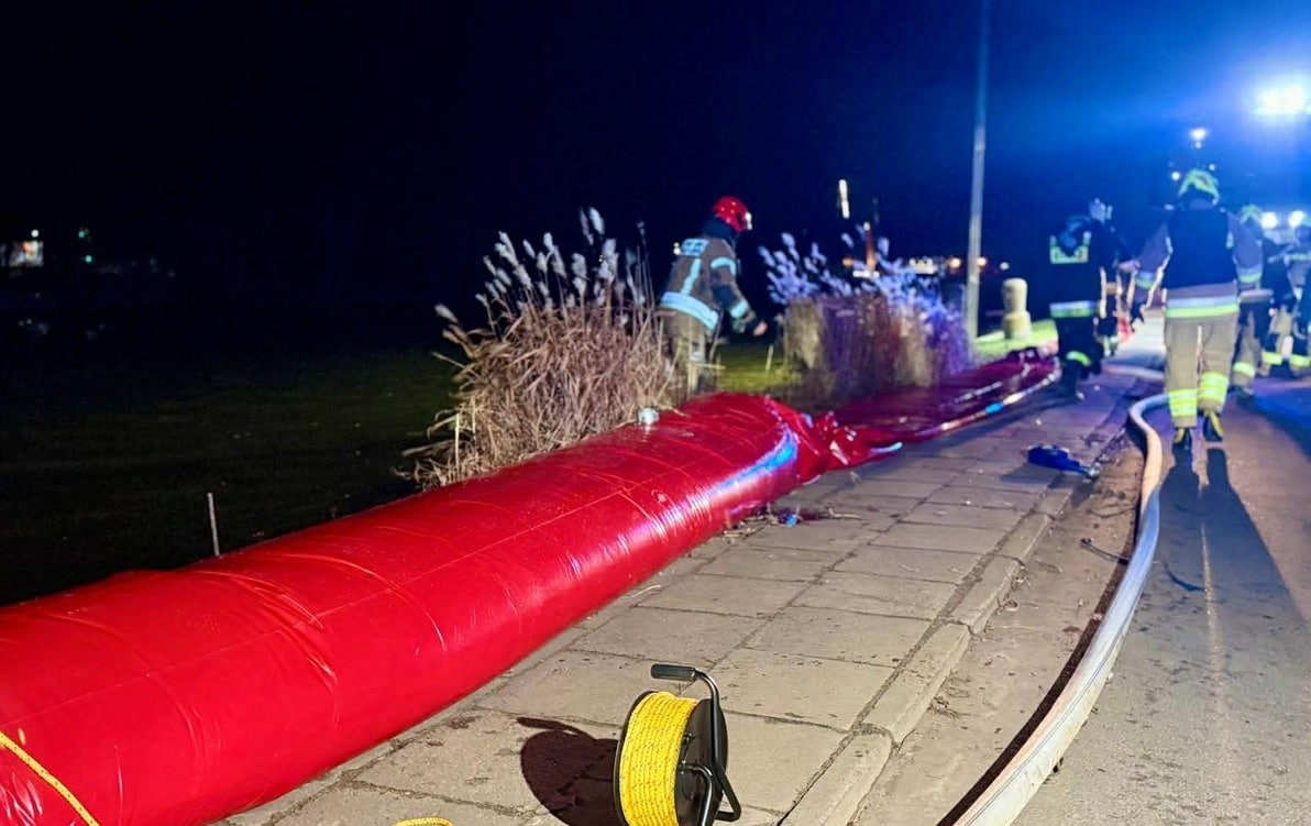 Infoship - Poziom rzeki Elbląg opada, pogotowie przeciwpowodziowe przez cały czas obowiązuje