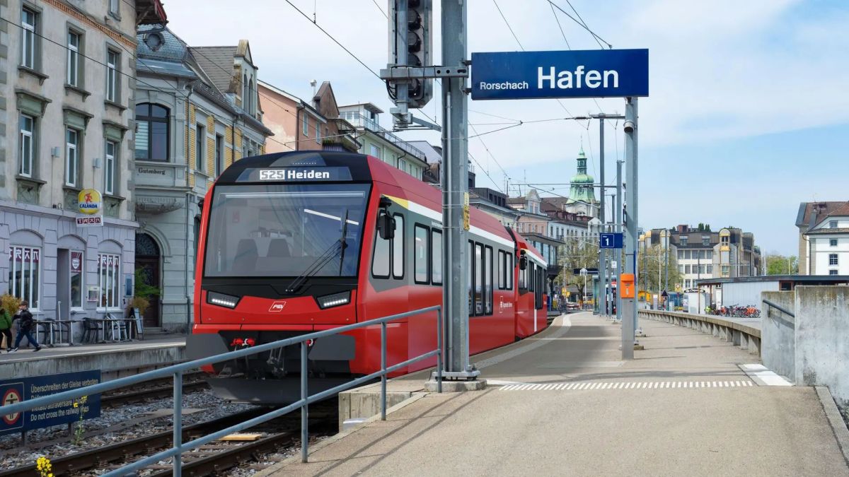 Inforail - Nowe pociągi Stadlera dla linii Rorschach–Heiden. Appenzeller Bahnen inwestuje w nowoczesny tabor