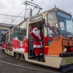 Świąteczny tramwaj w Gdańsku