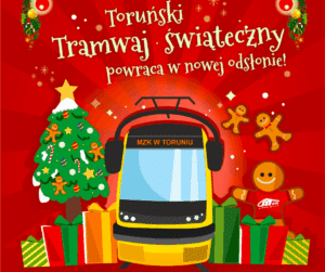 Toruński tramwaj świąteczny