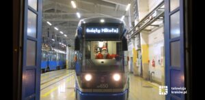 Mikołajkowy tramwaj MPK Kraków