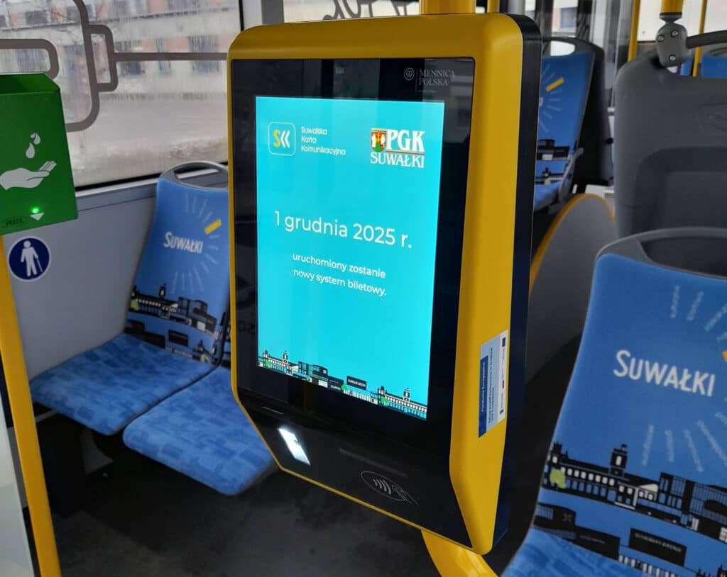 Mennica cyfryzuje komunikację miejską w Suwałkach. Nowy system biletowy