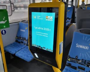 Nowy system biletowy i nowoczesne kasowniki w autobusach suwalskiej komunikacji miejskiej