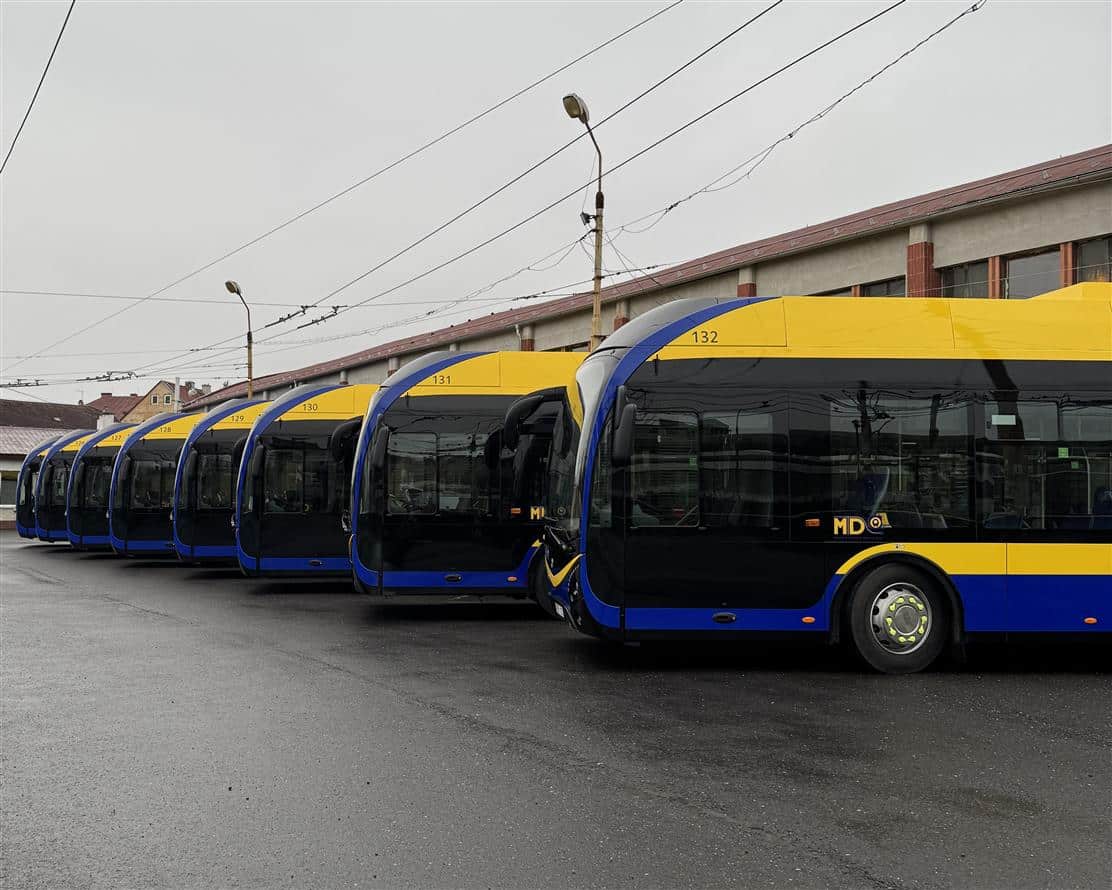 Infobus - Teplice i osiem nowych trolejbusów Škoda-SOR 32Tr już na liniach