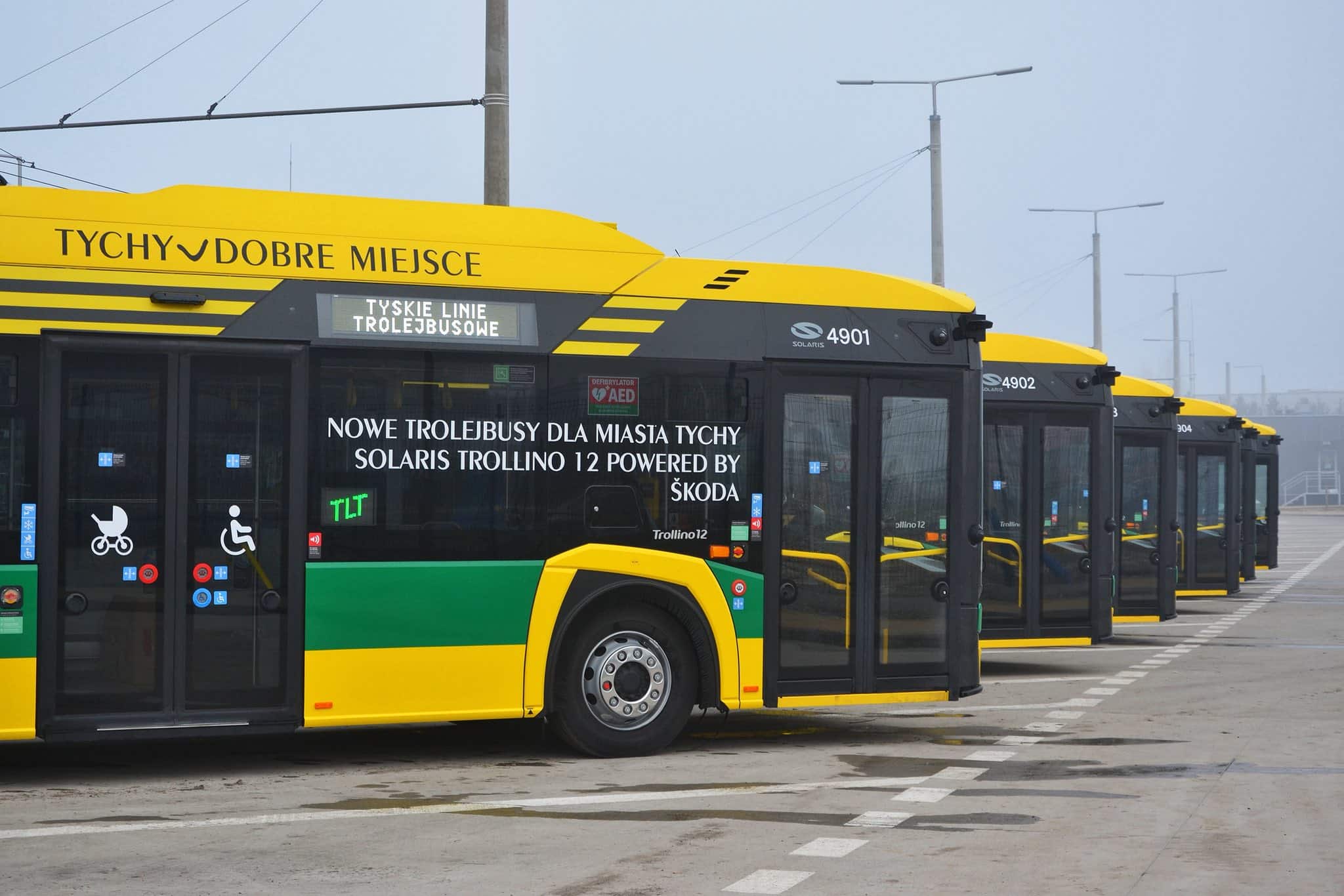 Infobus - Z Pilzna do Tychów: TLT ma sześć z 18 nowych trolejbusów Solaris Trollino 12S