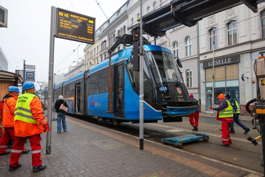 Utrudnienia w kursowaniu tramwajów we Wrocławiu