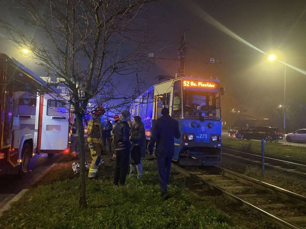 Zderzenie tramwajów w Krakowie