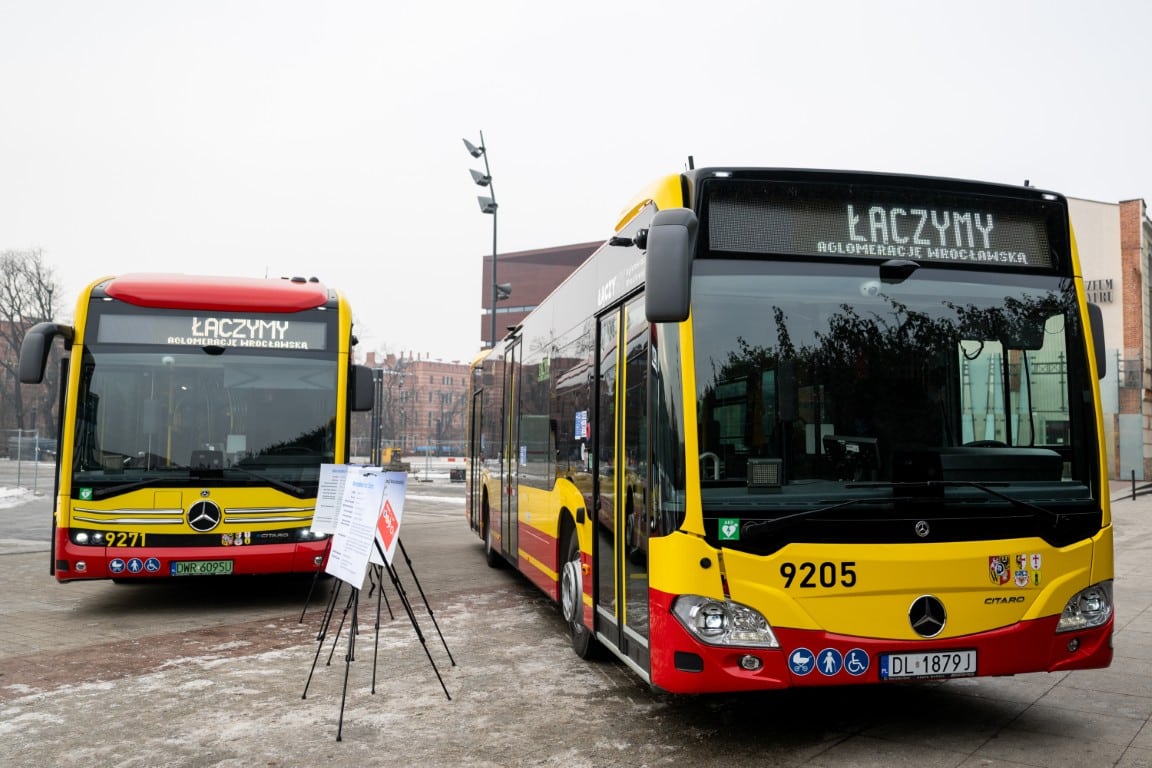 Infobus - III etap rozwoju aglomeracyjnych linii wokół Wrocławia. Wchodzą kolejne nowe autobusy