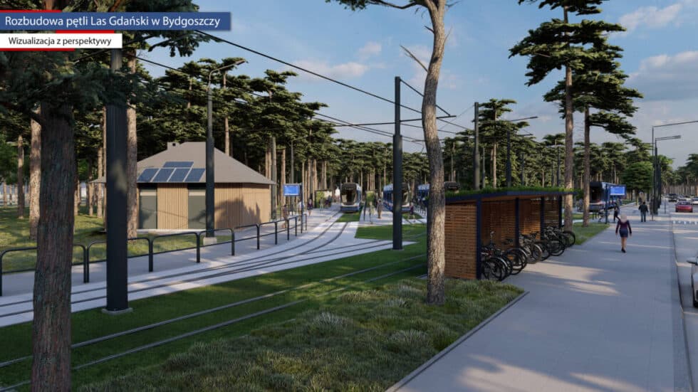 Infotram - Przebudowa pętli tramwajowej Las Gdański w Bydgoszczy. Duże zmiany w komunikacji od 7 stycznia 2026