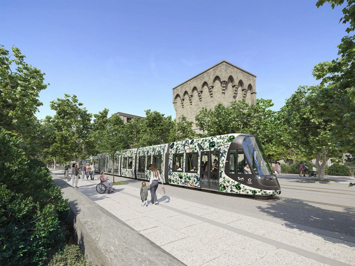 Infotram - Montpellier uruchomiło linię tramwajową nr 5