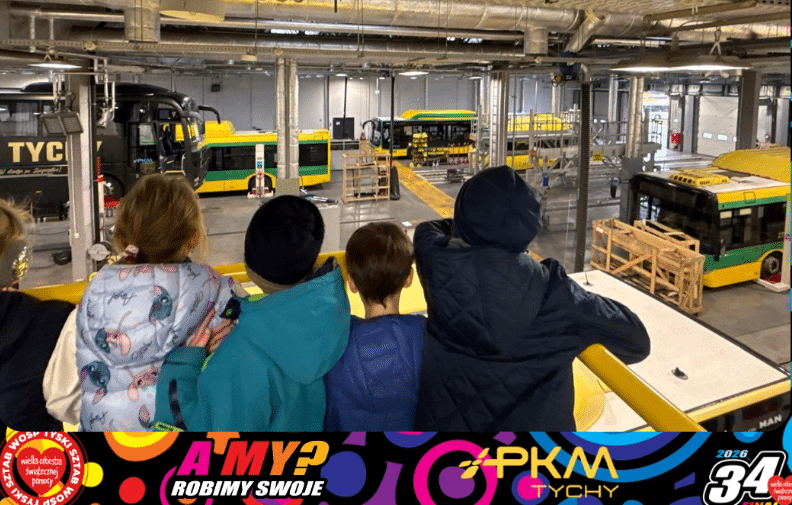 Infotrans - PKM Tychy wspiera WOŚP. Do wylicytowania zwiedzanie zajezdni autobusowej