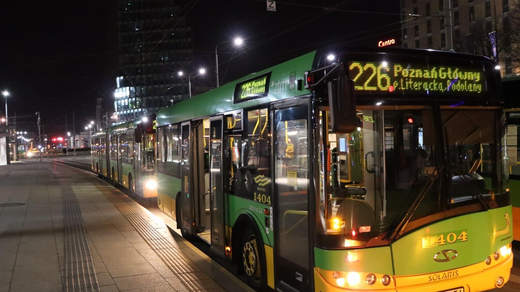 Infobus - ZTM Poznań intensyfikuje kursy autobusów nocnych. Plus trzy nowe linie dla MPK