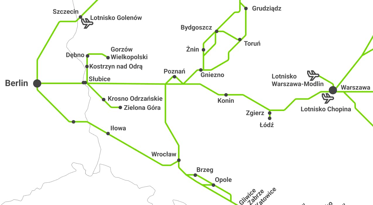 Infobus - FlixBusem zamiast ZKA na trasie Warszawa-Berlin. 100 kursów tygodniowo na czas remontów