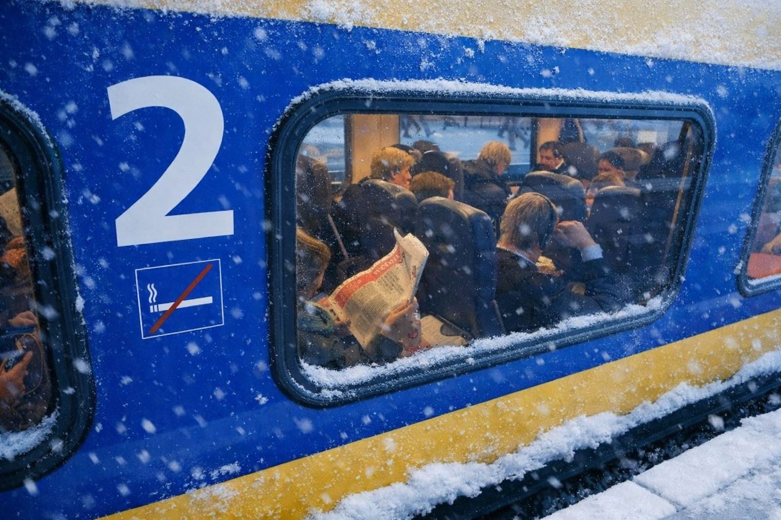 Inforail - Zima paraliżuje kolej w Holandii. Ograniczone połączenia i ryzyko kolejnych utrudnień