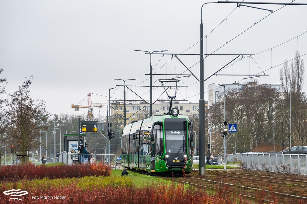 Infotram - Poznań: W ruchu liniowym już komplet 30 tramwajów Moderus Gamma
