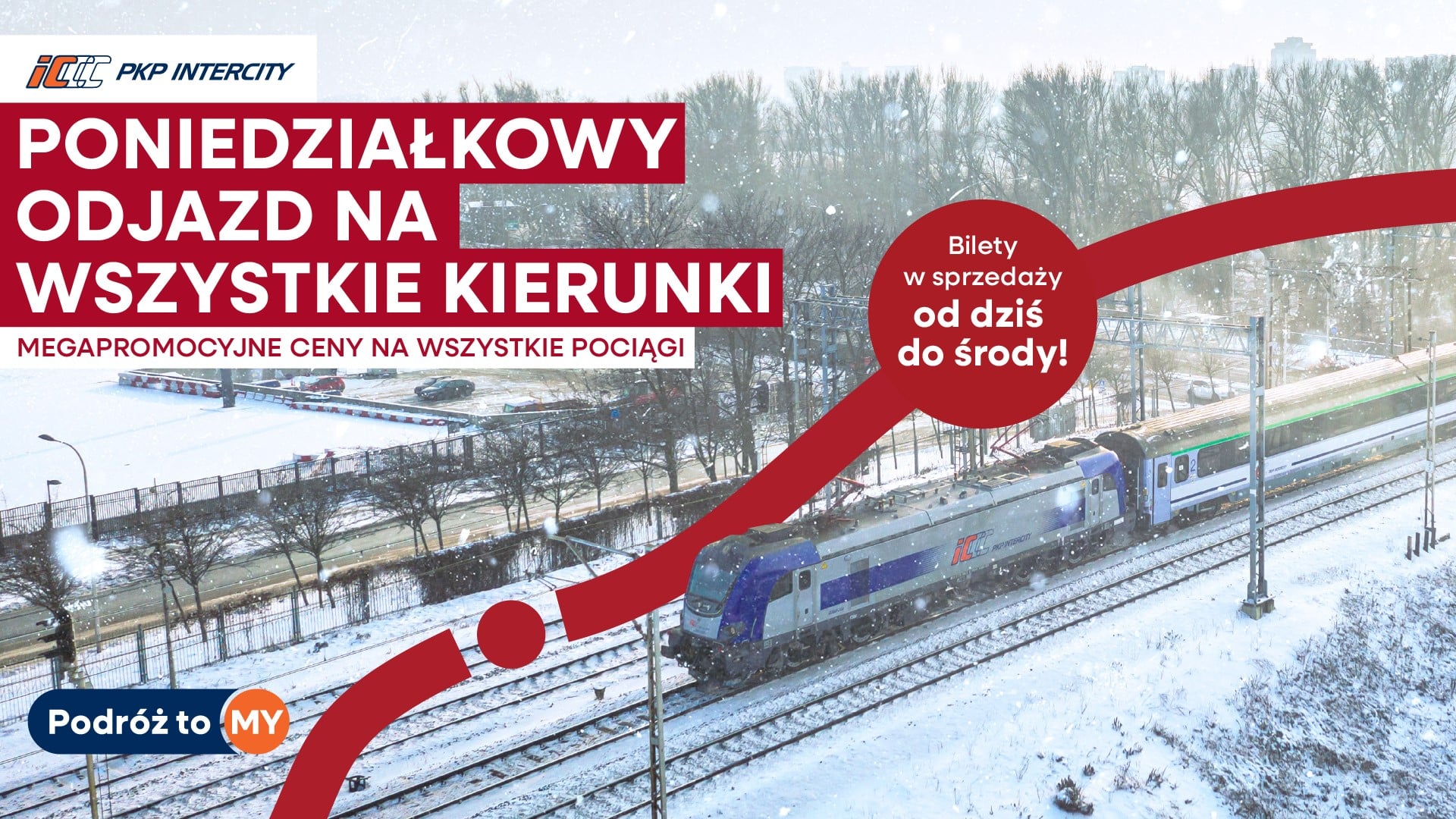 Inforail - Poniedziałkowy odjazd z PKP Intercity we wszystkie kierunki!