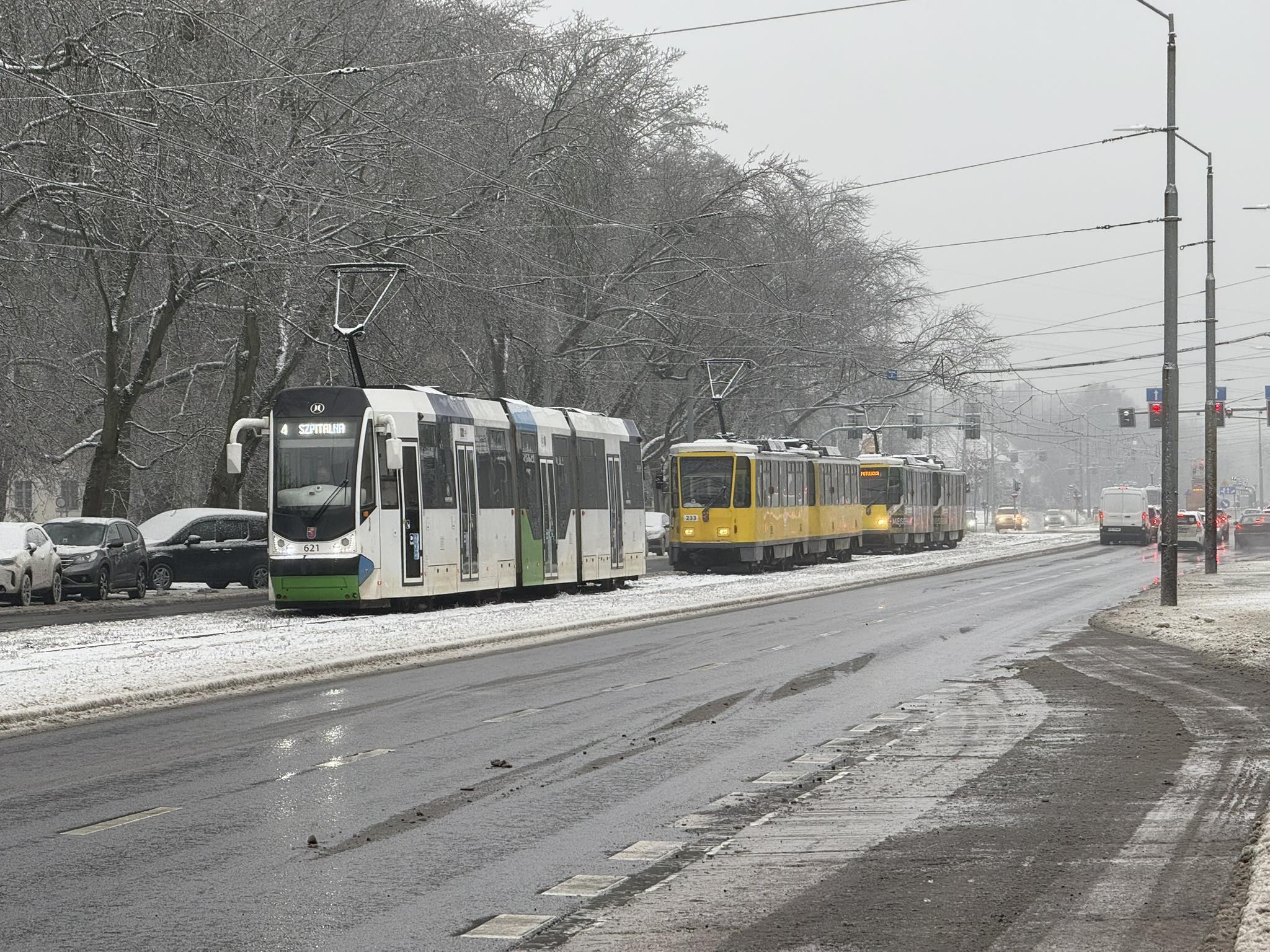 Infotram - Szczecin: Tramwaje ruszyły, jednak w ograniczonym zakresie