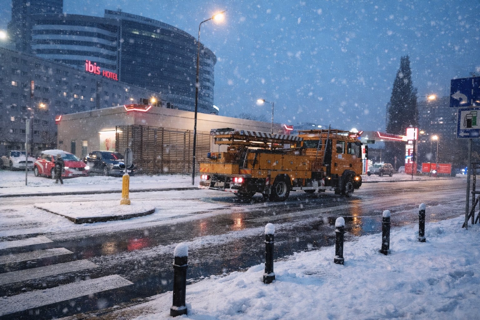 Infotram - Tramwaje Warszawskie szykują się na marznący deszcz. Nocne „przecieraki” i wzmocnione służby w stolicy