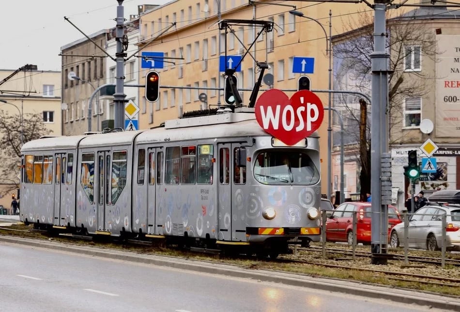 Infotrans - MPK Łódź gra z WOŚP 2026. Specjalne linie tramwajowe i autobusowe wyjadą na ulice