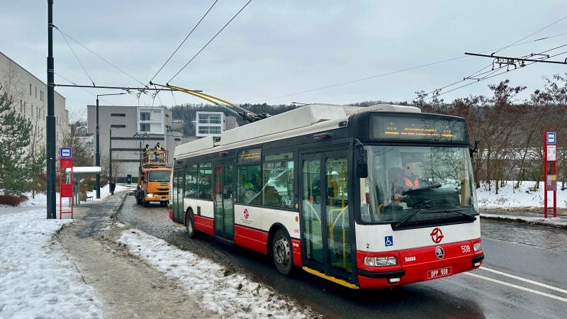 Infobus - DPP Praga sprawdziła trolejbusową trakcję na autobusowej trasie 137