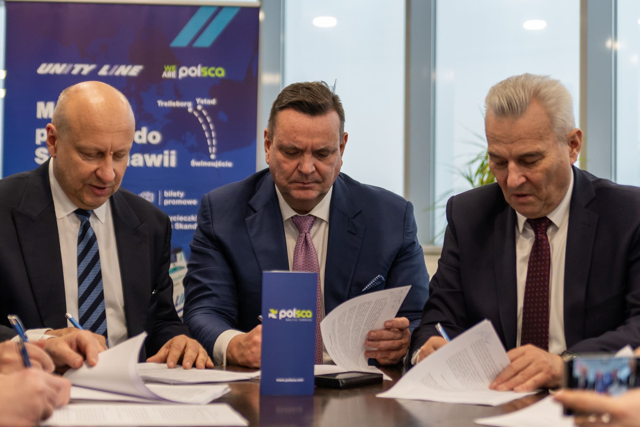 Infoship - Nowy rozdział w żegludze promowej na Bałtyku. Podpisano umowę w sprawie objęcia akcji POLSCA S.A.